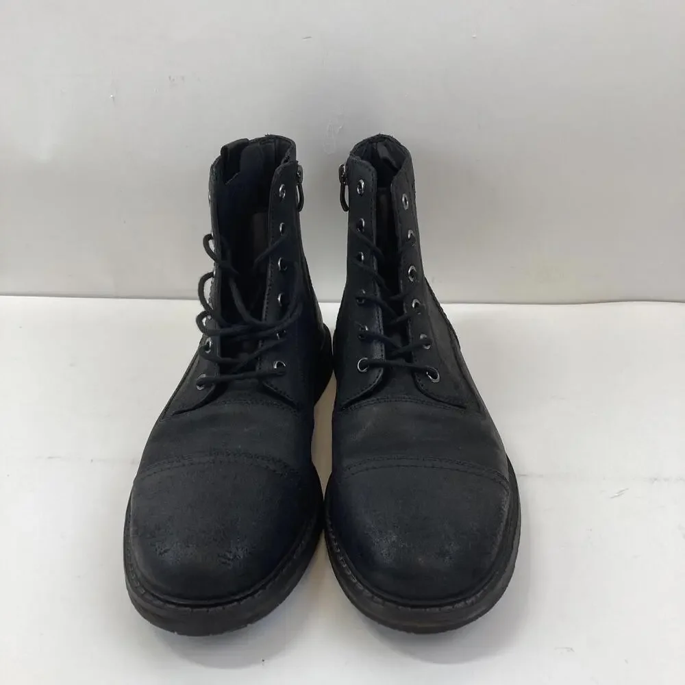 Clarks Black Leather Men's Boots - Picture 7 of 9